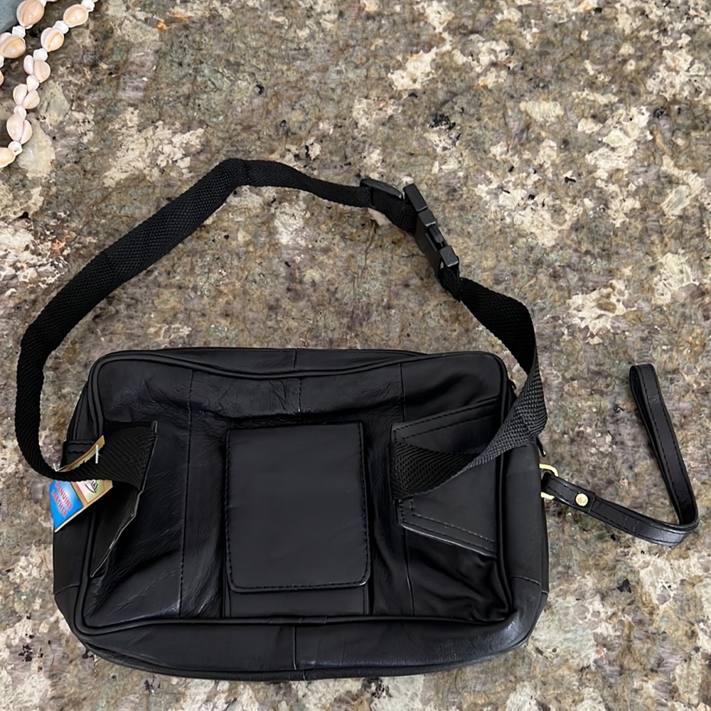 Marshal Genuine Leather Crossbody or Fanny Pack w/ Five Compartments- Brand New!